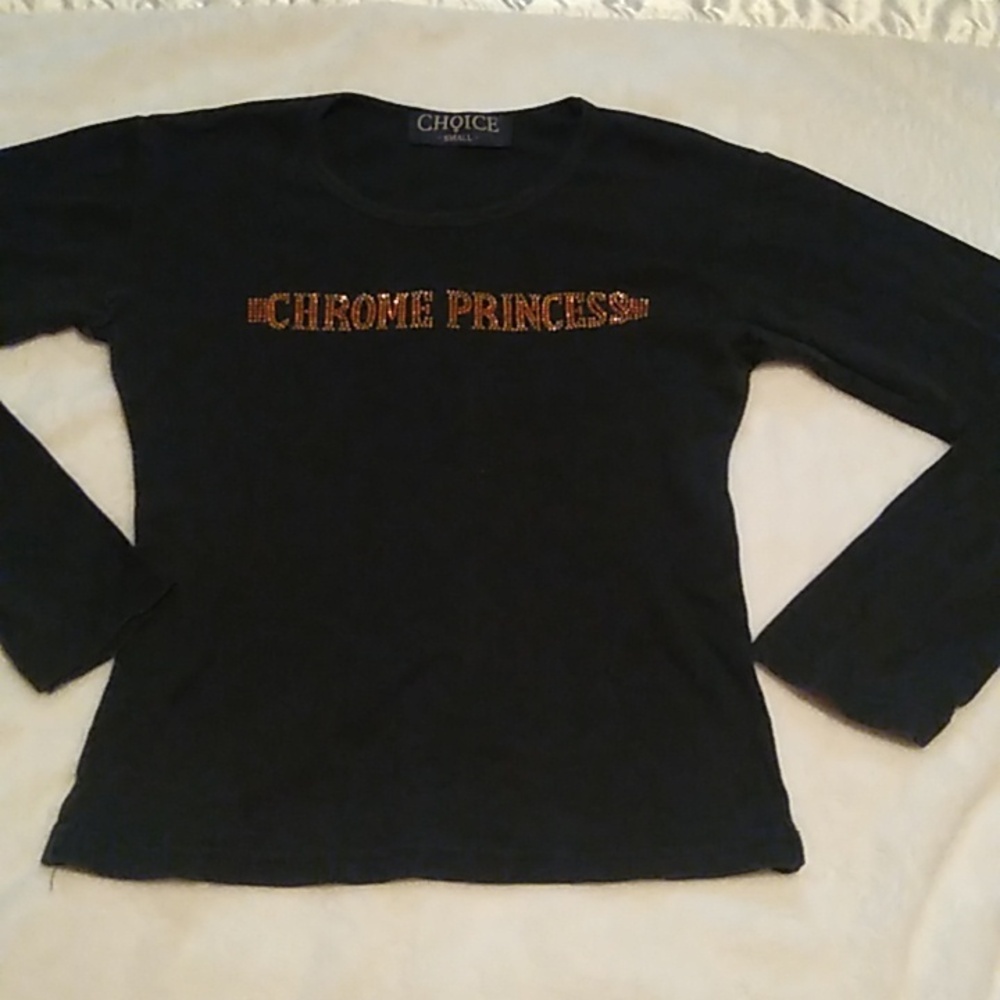 Women's Chrome Princess Long Sleeve Top Size Small